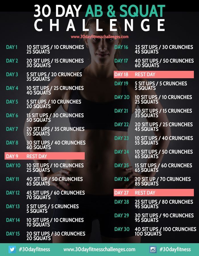 20 fitness challenge push up
 ideas