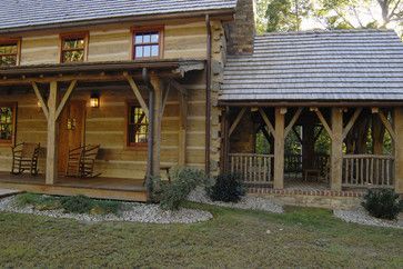 Central Kentucky Log Cabin Primitive Kitchen -   20 primitive cabin decor
 ideas