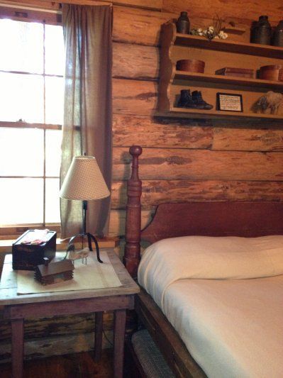 в™Ґ A Primitive Bedroom -   20 primitive cabin decor
 ideas