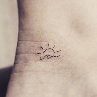 10 Ideas for Your First Tattoo That Are TOTALLY Unique -   20 small tattoo wave
 ideas