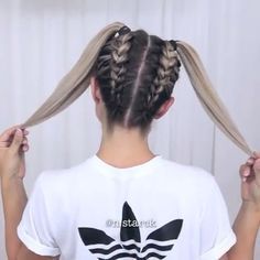 This hairstyle is so pretty and cute i want my mum or sister to do it on me -   20 style clothes hairstyles
 ideas