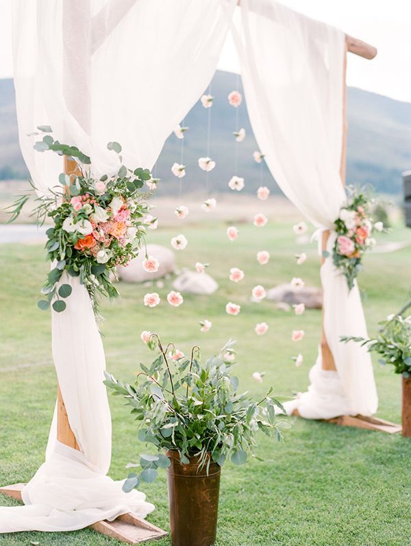 25 Chic and Easy Rustic Wedding Arch Ideas for DIY Brides -   21 diy flower arch
 ideas