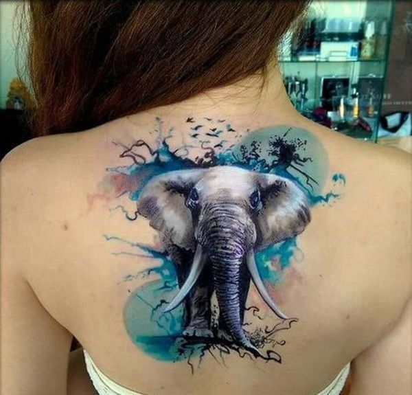 21 elephant tattoo heart
 ideas