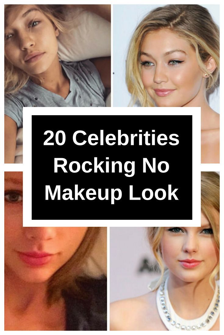 20 Celebrities Rocking No Makeup Look -   21 female celebrity style
 ideas
