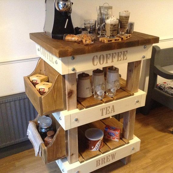 Handmade Industrial Rustic Coffee Cafe Themed by HardybarnReloved -   21 kitchen garden cafe
 ideas