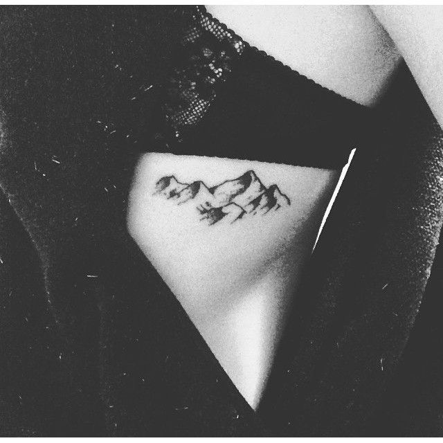 Now I always got the mountains by my side - literally в?єпёЏв›°I love it, thanks to… -   21 mountain tattoo side
 ideas