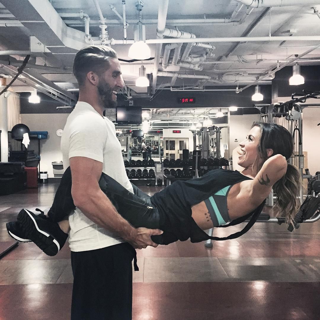 Kaitlyn Bristowe and Shawn Booth -   22 fitness couples training
 ideas