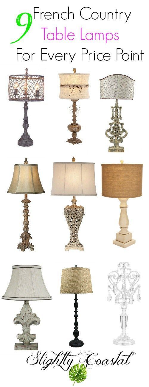 9 French Country Lamps for Every Price Point -   22 french decor accessories
 ideas