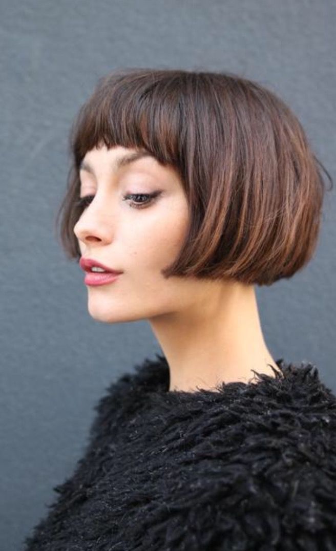 Length of the bangs is -   22 french style short hair
 ideas