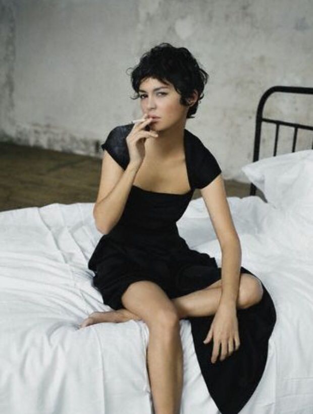 Audrey Tautou french beauty -   22 french style short hair
 ideas