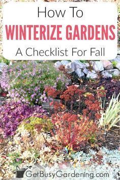 How To Winterize Your Garden In The Fall -   22 garden furniture life
 ideas