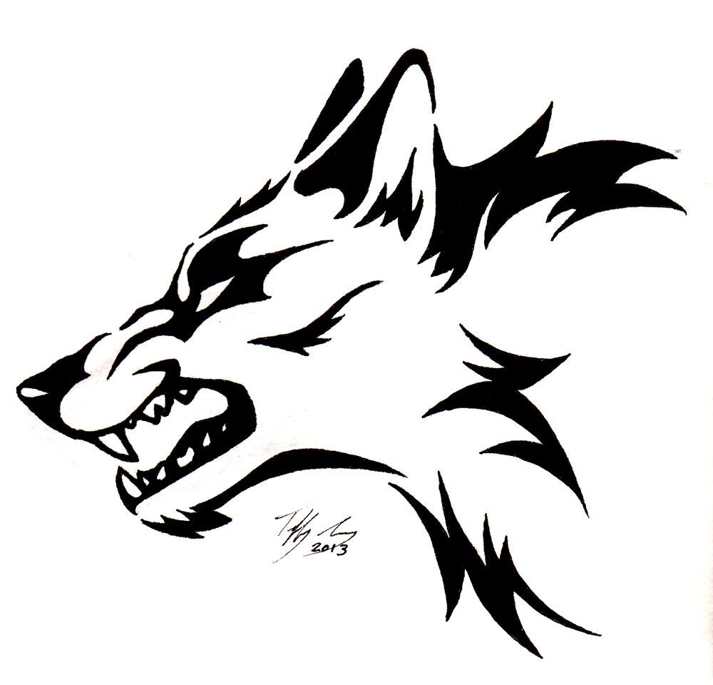 22 growling wolf tattoo
 ideas