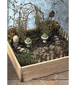 Do it yourself miniature garden container is perfect for fairy gardens, barnyard and themed miniature gardens. 4