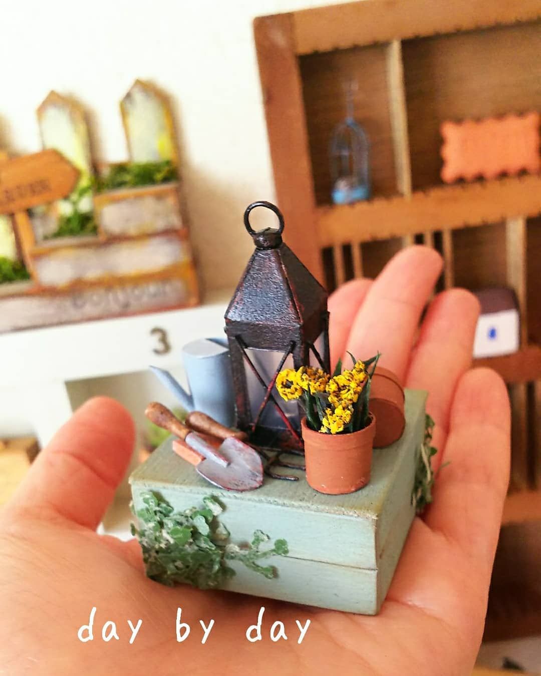 2018.04 Miniature Garden Box Dollhouse ? ? By day by day -   22 mini garden boxes
 ideas