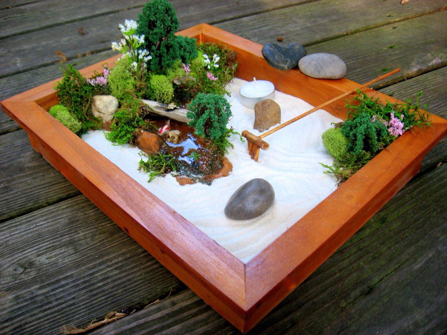 Mini zen garden -   22 mini garden boxes
 ideas
