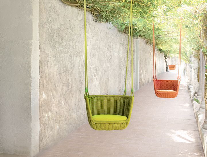Moderngardenfurniture.com // An exciting collection of colourful seating for every location. Hand woven Rope Corda on steel frames or soft foam fill. -   22 modern garden furniture
 ideas