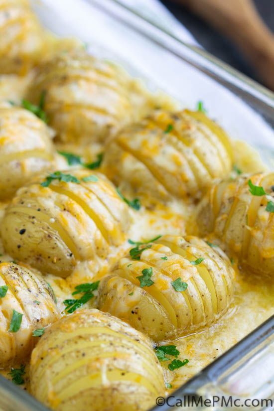 An easy and delicious recipe for cheesy, garlicky, crazy-delicious Hasselback Scalloped Potatoes. They are the perfect side dish for a family dinner! -   22 potato recipes hasselback
 ideas