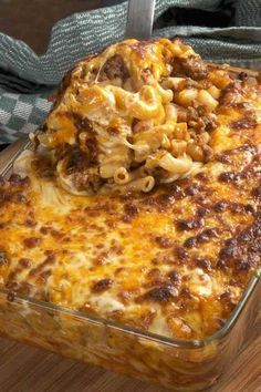 Cheesy Hamburger Casserole -   23 cheesy casserole recipes
 ideas