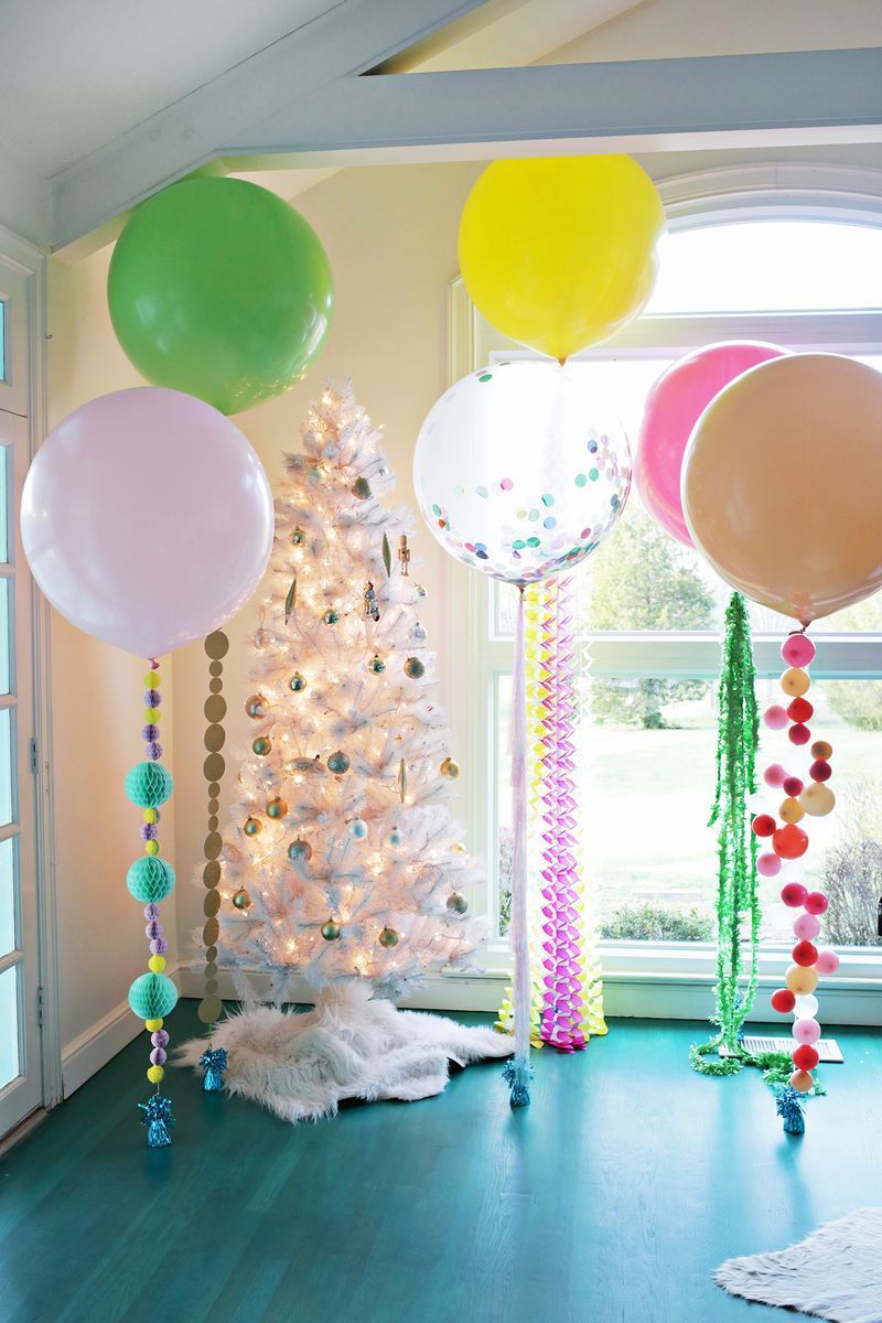 5 Balloon DIYs for Your Holiday Party -   23 cute party decor
 ideas