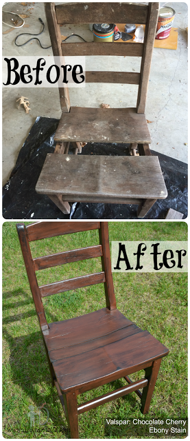 Restored Wooden Chair: Saving the Life of an Old Wood Chair -   23 diy wood chair
 ideas