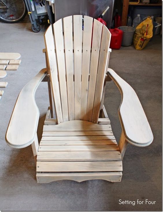 How to Make an Adirondack Chair -   23 diy wood chair
 ideas