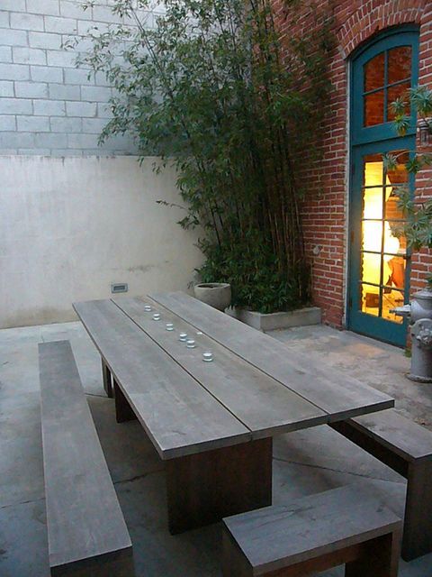 Modern Picnic Table -   23 garden seating picnic tables
 ideas