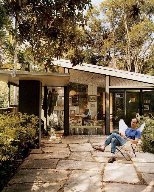 23 mid century modern garden
 ideas