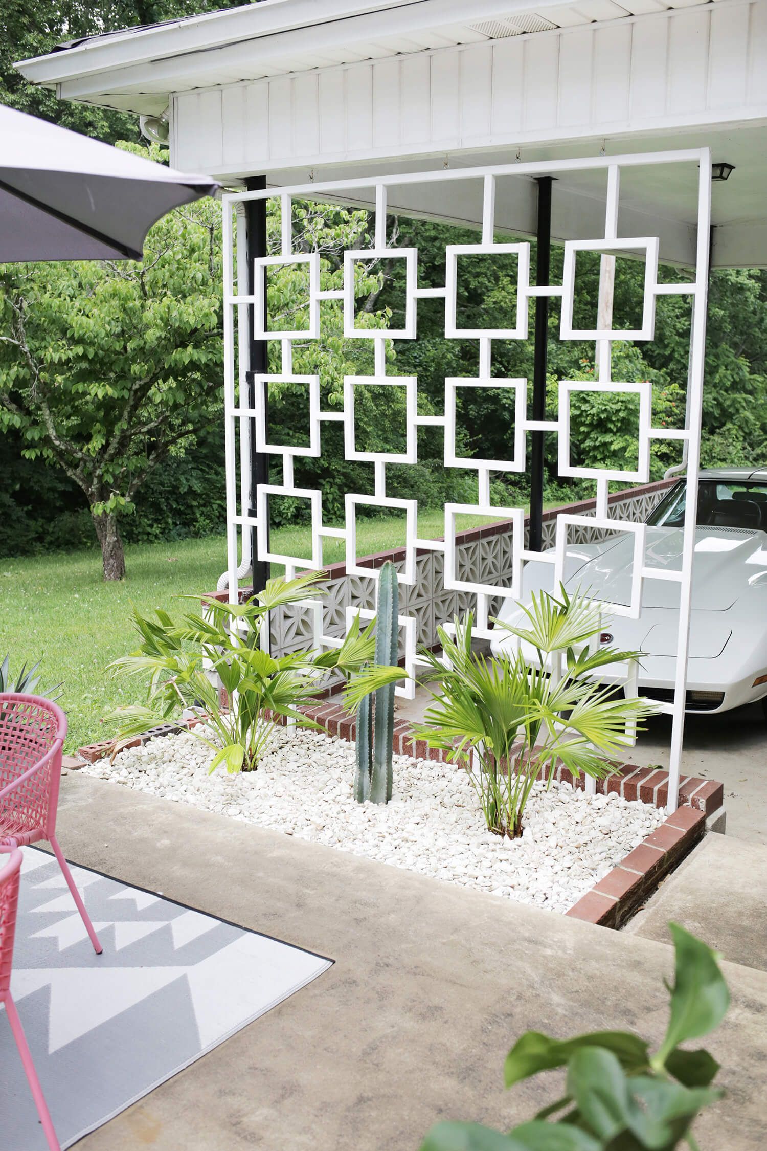 Mid Century Trellis DIY -   23 mid century modern garden
 ideas