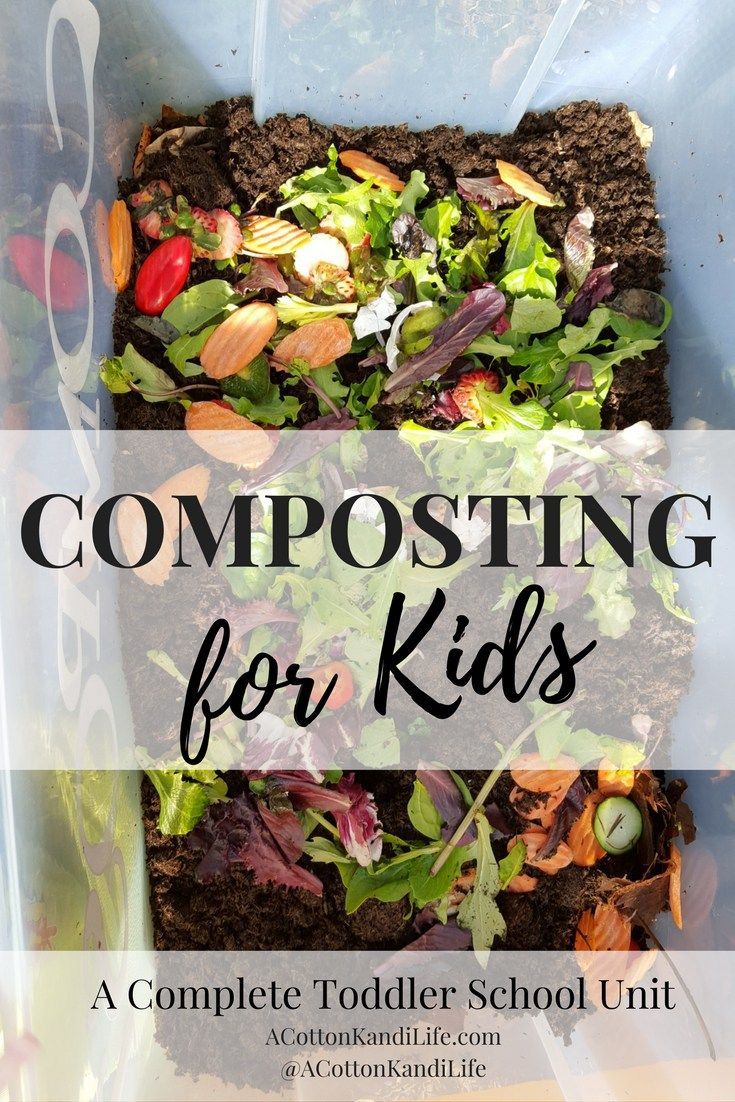 Composting for Kids -   23 outdoor garden for kids
 ideas