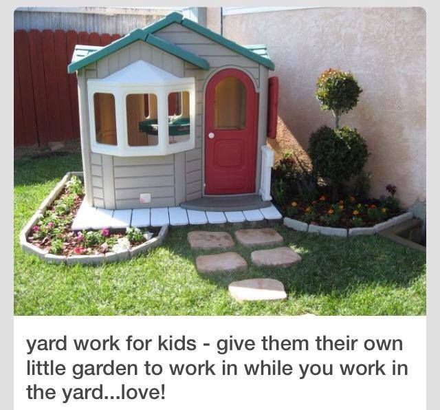23 outdoor garden for kids
 ideas