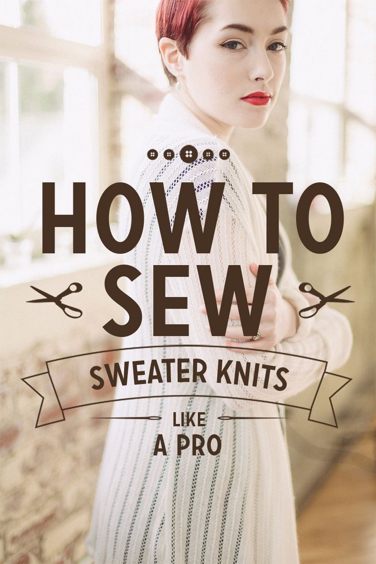 How to Sew with Sweater Knits -   23 sewing crafts knits
 ideas