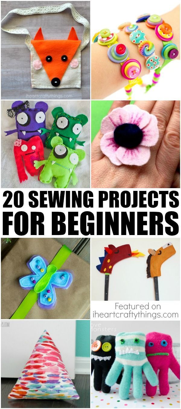 20 Sewing Projects for Beginners -   23 sewing crafts knits
 ideas