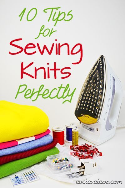 10 tips for sewing knits perfectly -   23 sewing crafts knits
 ideas