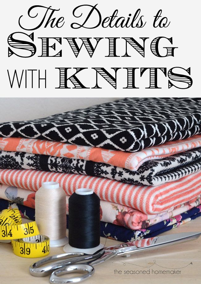 Learn How to Sew with Knits -   23 sewing crafts knits
 ideas