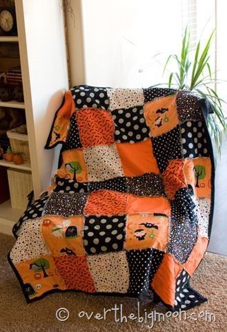 Simplified Rag Blanket with Fleece Backing -   23 sewing crafts knits
 ideas