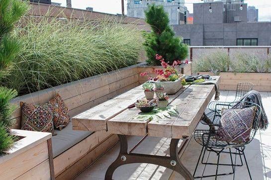 23 terrace garden rustic
 ideas