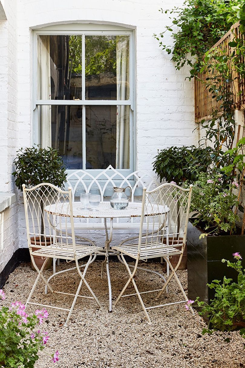 This young designer's Battersea flat captures the essence of an English cottage -   23 terrace garden rustic
 ideas