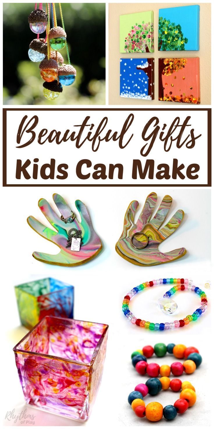 Homemade Gifts Kids Can Make for Parents and Grandparents -   23 unique crafts
 ideas