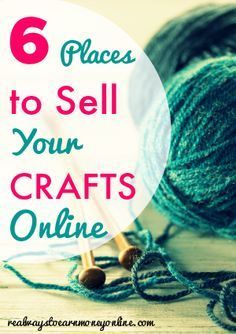 6 Places to Start Selling Crafts Online -   23 unique crafts
 ideas