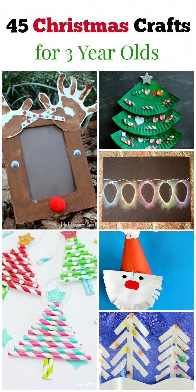45 Christmas Crafts for 3 Year Olds -   23 unique crafts
 ideas