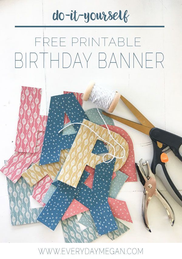 24 birthday crafts free printables ideas