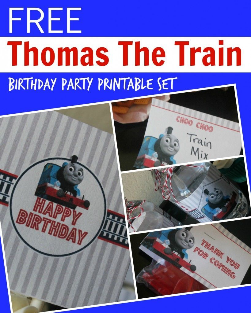 Be sure to check out this FREE Thomas the Train Engine Birthday Party Printables that you can download and use at your Thomas & Friends Birthday Party! -   24 birthday crafts free printables ideas