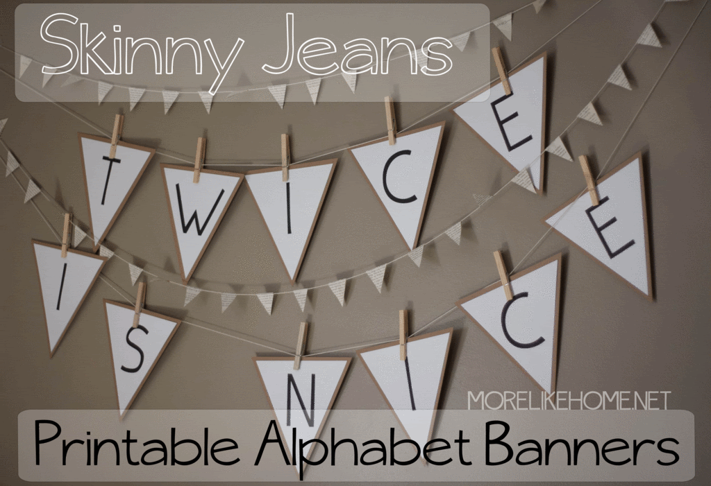 Free Printable Alphabet Banners -   24 birthday crafts free printables ideas