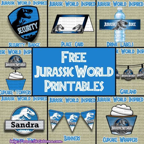Free Jurassic World Printables, Activities and Crafts! -   24 birthday crafts free printables ideas