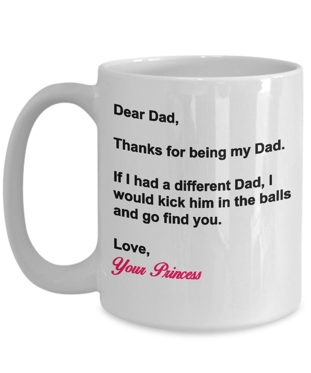 Thanks For Being My Dad Mug - Fathers Day Mug -   24 clay crafts for dad
 ideas