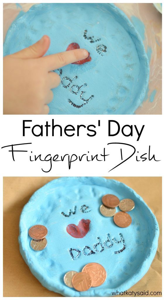 24 clay crafts for dad
 ideas