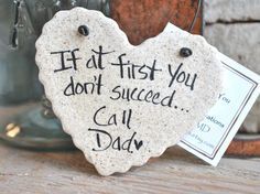 Father's Day Gift Salt Dough Hanging Ornament -   24 clay crafts for dad
 ideas