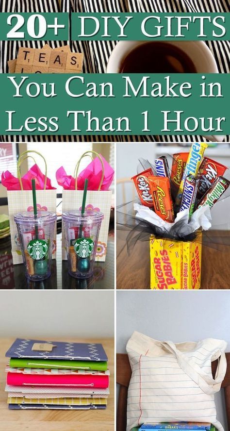 20+ DIY Gifts You Can Make in Less Than 1 Hour -   24 diy birthday baskets
 ideas