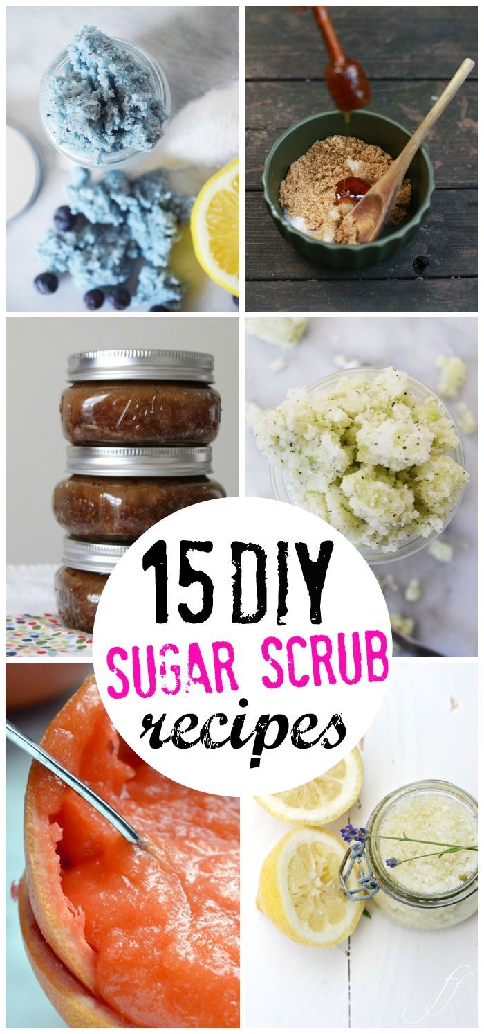 Homemade Sugar Scrub Recipes To Exfoliate Your Skin! -   24 diy face scrub
 ideas