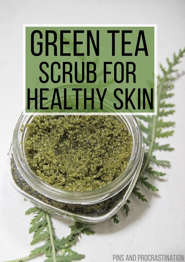 DIY Green Tea Scrub for Healthy Skin -   24 diy face scrub
 ideas